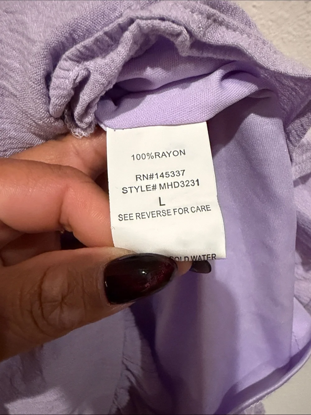 Lavender Tie-Front Spaghetti Strap Tank Top